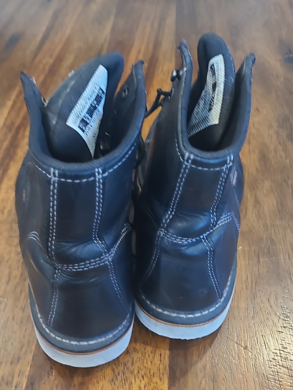 Carhartt 6 Inch Waterproof Wedge Steel Toe Work Boot, Black Oil Tanned, Size 8.5 - Picture 4 of 7